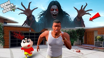 Shinchan And Franklin Found A Dangerous Ghost Near Their House In GTA 5