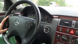 картинка: Идеальный Mercedes w210 2.2CDI, RESTYLE. Взгляд изнутри.