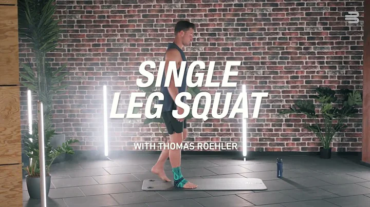 Single Leg Squat | Bauerfeind Workout with Olympian Thomas Roehler