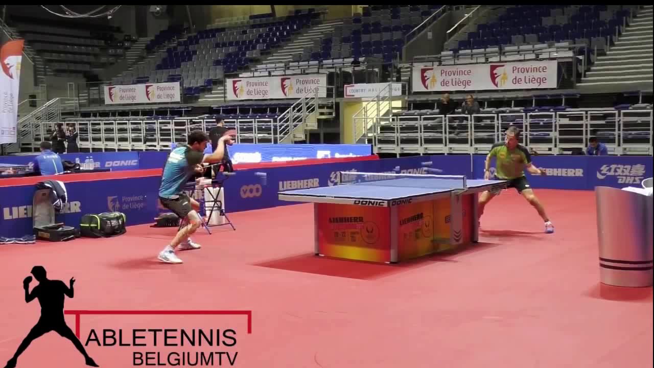 Technics forehand top spin D.Ovcharov table tennis