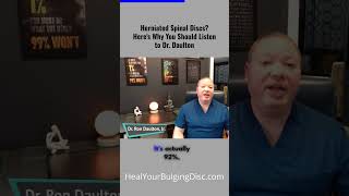 How to Heal Herniated Spinal Discs with Dr. Daulton #shorts