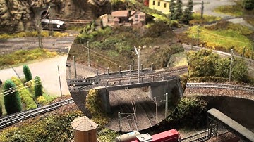 Fleischmann/Sound BR 65, ÖBB locos: Märklin Modelleisenbahn Anlage, Marklin Modeltrain layout