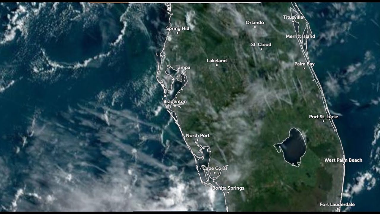 Heavy Geoengineering Stratosphere Aerosol Injection- Florida & The Pacific Ocean this Morning! 🆘
