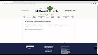 MTCC Library Webpage Introduction