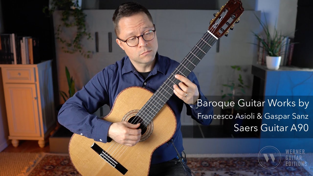 Baroque Works by Asioli & Sanz on a Saers Guitar A90