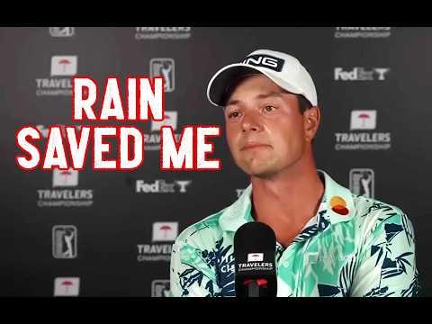 Viktor Hovland REVEALS Rain Delay SAVED Him Before Monday Playoff!