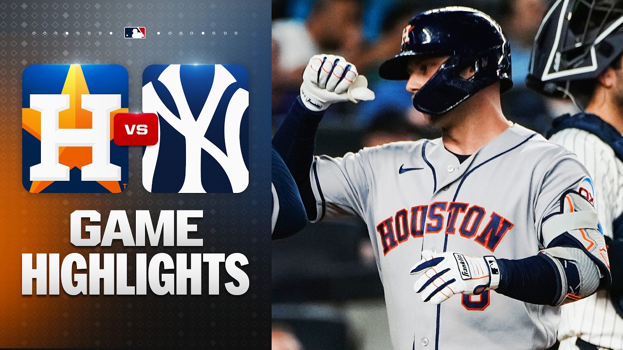 Astros vs. Yankees Highlights (8/27/26) | MLB Highlights