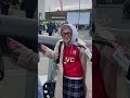 We tasked Gabby Martin with styling a retro Arsenal shirt at their match against Liverpool #shorts