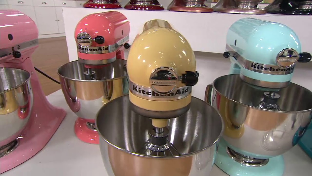 KitchenAid 5qt 325W TiltHead Stand Mixer w/ Food Grinder on QVC YouTube