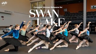 In Rehearsals With Artistic Director, Devon Carney for Swan Lake's Famous Swan Corps