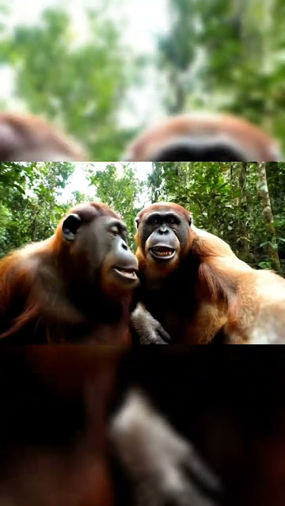 vlog rizki dan azril😂 #ai #monyet #gorila