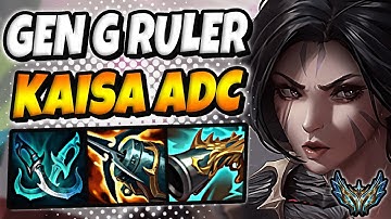 Kaisa vs Draven ADC [ Gen G Ruler ] Patch 12.17 Korea Challenger ✅