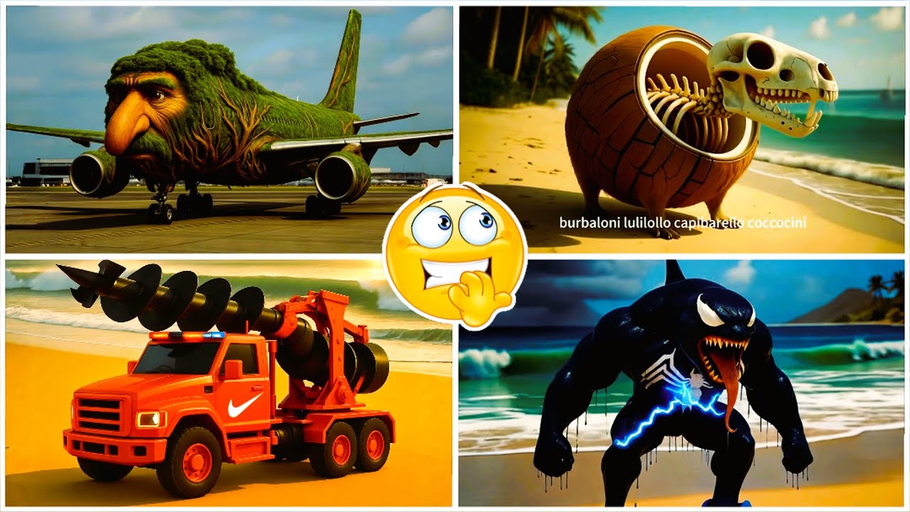 BRAINROT EXTINCTION TRUCKS 🆚 BRAINROT CAR 🆚 BRAINROT MOTORCYCLE - Tiles Hop EDM Rush!