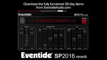 Eventide SP2016 Reverb - Overview with Demo