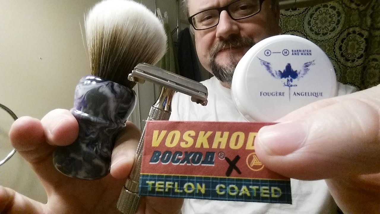 Just A Shave: Gillette President - Voshkod (M) (7) - BaM Exlsr Foug Angelq - Dogwood Prp Gry Synbad