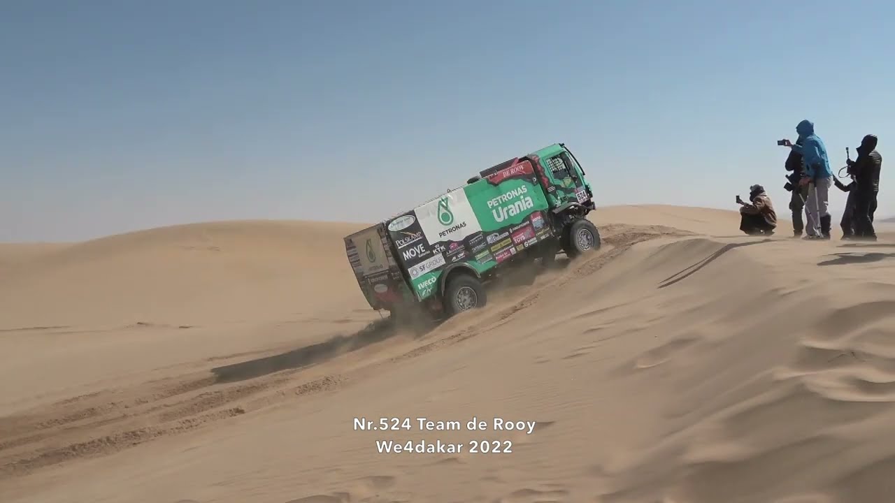 Nr.524 Team de Rooy. Mitchel van den Brink, Richard Mouw, Bert Donkelaar. Iveco Truck.
