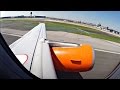 EasyJet Airbus A320 Takeoff from Manchester - ENGINE ROAR - GoPro Wing View