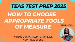 ATI TEAS REVIEW (2025) | MATH | Appropriate tools of measure