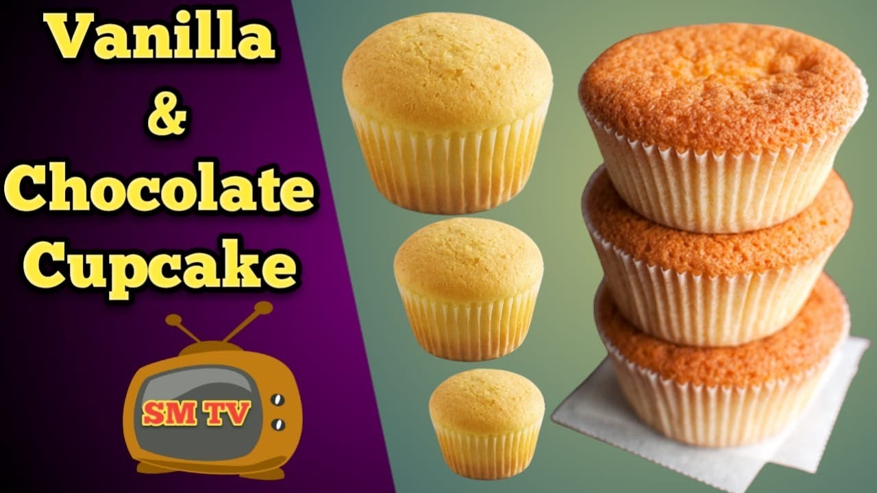 Perfect Vanilla & Chocolate Cupcake Recipes How to make moist vanilla