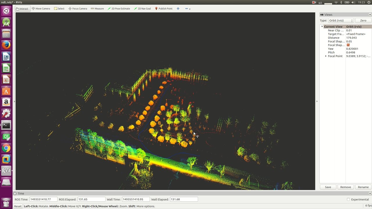 基于多线激光雷达的大范围室外环境构建