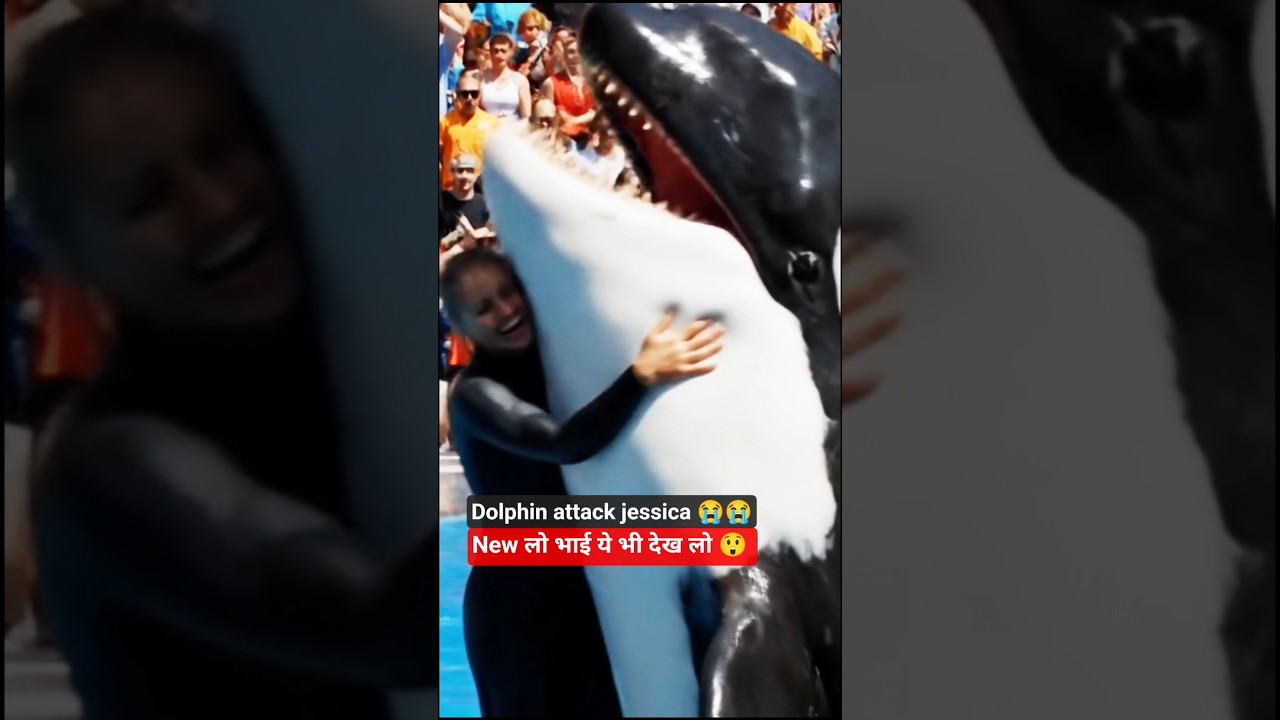 Dolphin attack jessica | orca attack |😱| 