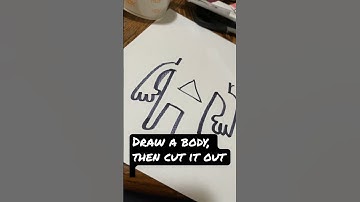 How to make a paper puppet/body ￼