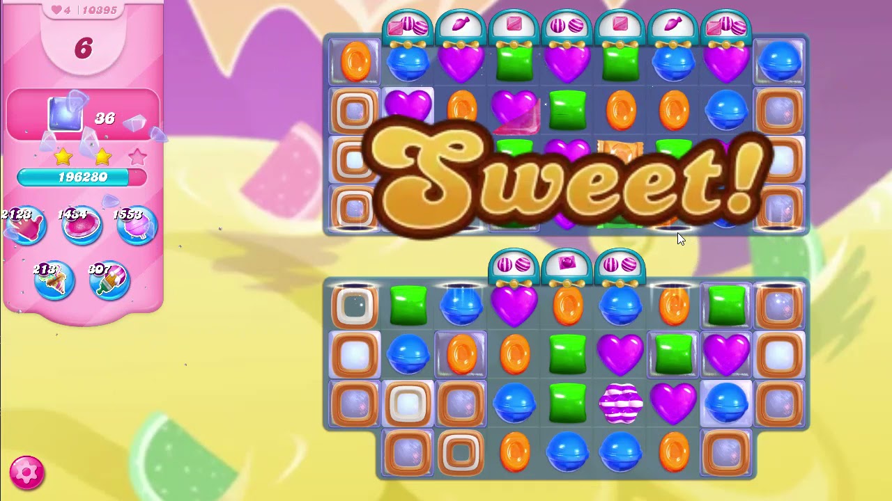 Candy Crush Saga Level 10395 NO BOOSTERS
