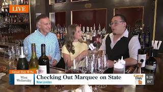 Wine Wednesday: Marquee on State Street
Marquee on State Street in New London is bringing back the jazz age and the Roaring Twenties with an incredible wine list.
For more Local News from WFSB: https://www.wfsb.com/
For more YouTube Content: https://www.youtube.com/channel/UCByGc7P_siORkC1pum8T3_Q Wine Wednesday: Marquee on State Street