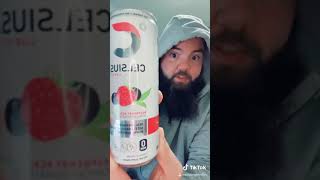 Reviewing Popular Energy Drinks pt 6 Celsius Sparkling Energy Raspberry Acai