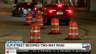 Major Downtown street becomes two-day road