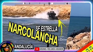 Narcolancha sin tripulación se estrella en Almerimar, Almería - Aduanas SVA