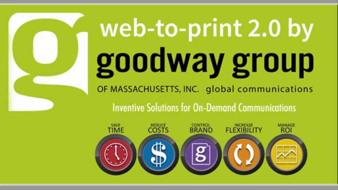 Goodway Group Web-to-Print 2.0