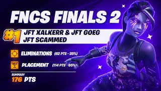 How JFT xalkerr Won OCE FNCS Finals, Solo Trio😱🏆...