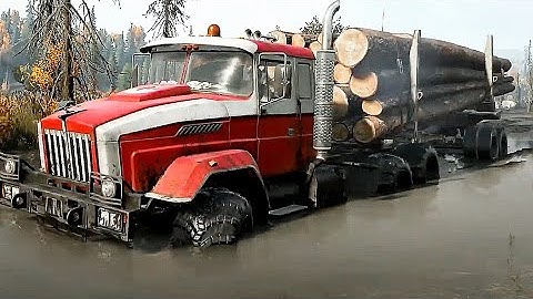 tayga 6436 logging | Snow Runner Logging