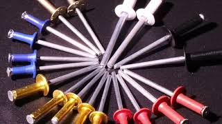 DIN 7337 Open Type Domed Head Aluminium Blind Rivets Pop Rivets Color paint