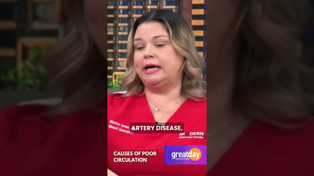 Monica Jones, RN, explains the causes of poor circulation.
