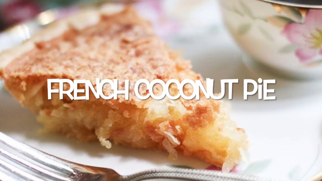 French Coconut Pie Recipe