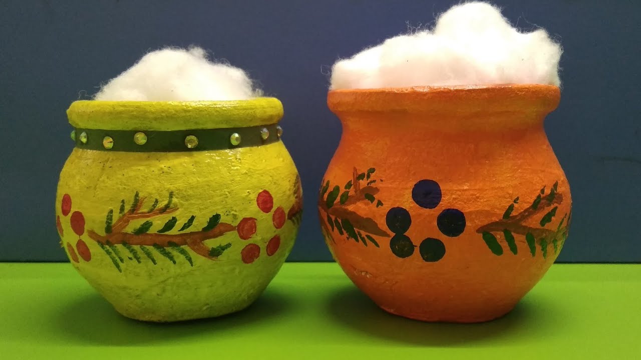 Little Krishna's Butter Pot Pot making Krishna jayanthi YouTube