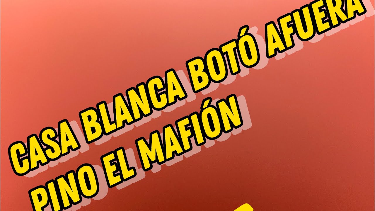 2da parte de *(CASA BLANCA SE BOTÓ CON CLAYDER EL AKANIRION EFÓ)*