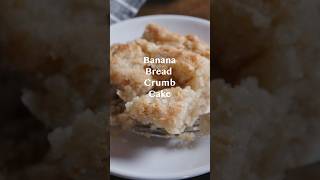 Banana Bread Crumb Cake 🍌. #recipe #baking