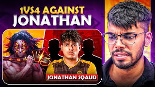 This Player Did 1 Vs 4 Against Jonathan Gaming Squad - Casetoo Reacts! screenshot 4