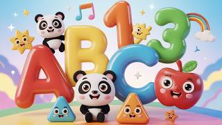 Preschool Learning activities for 3 year olds at home | Learn ABC Phonics Shapes Numbers Colors 🌈