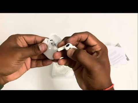 Apple AirPod 4 aesthetic unboxing