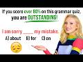 English Grammar Quiz