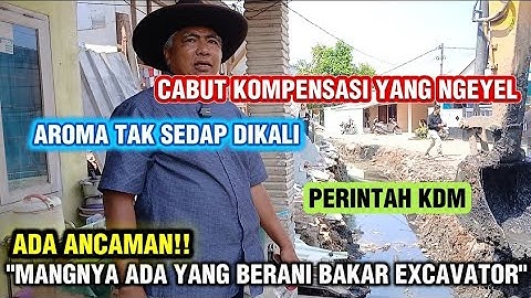 ADA ANCAMAN!!"MANGNYA ADA YANG BERANI  BAKAR  EXCAVATOR" "PAK KADES NGAMUK DENGAR BERITA"
