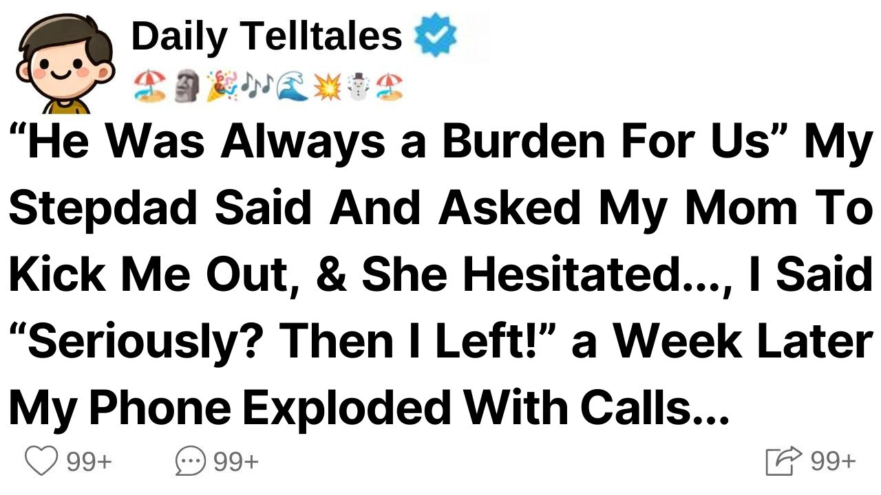 “He Was Always a Burden For Us” My Stepdad Said And Asked My Mom To ...
