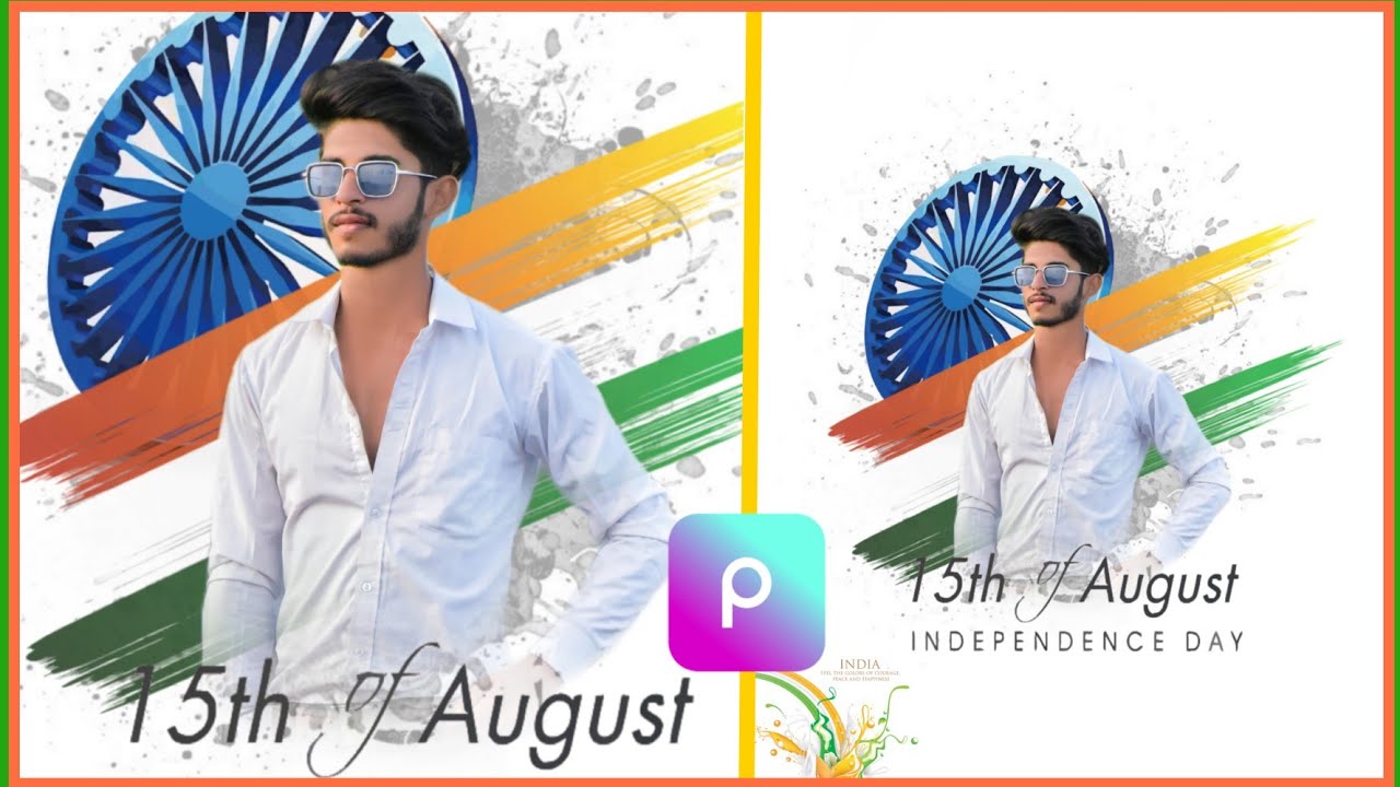 15th August Independence Day Photo Editing || PicsArt Photo Editing || independence day - ABG VLOGS