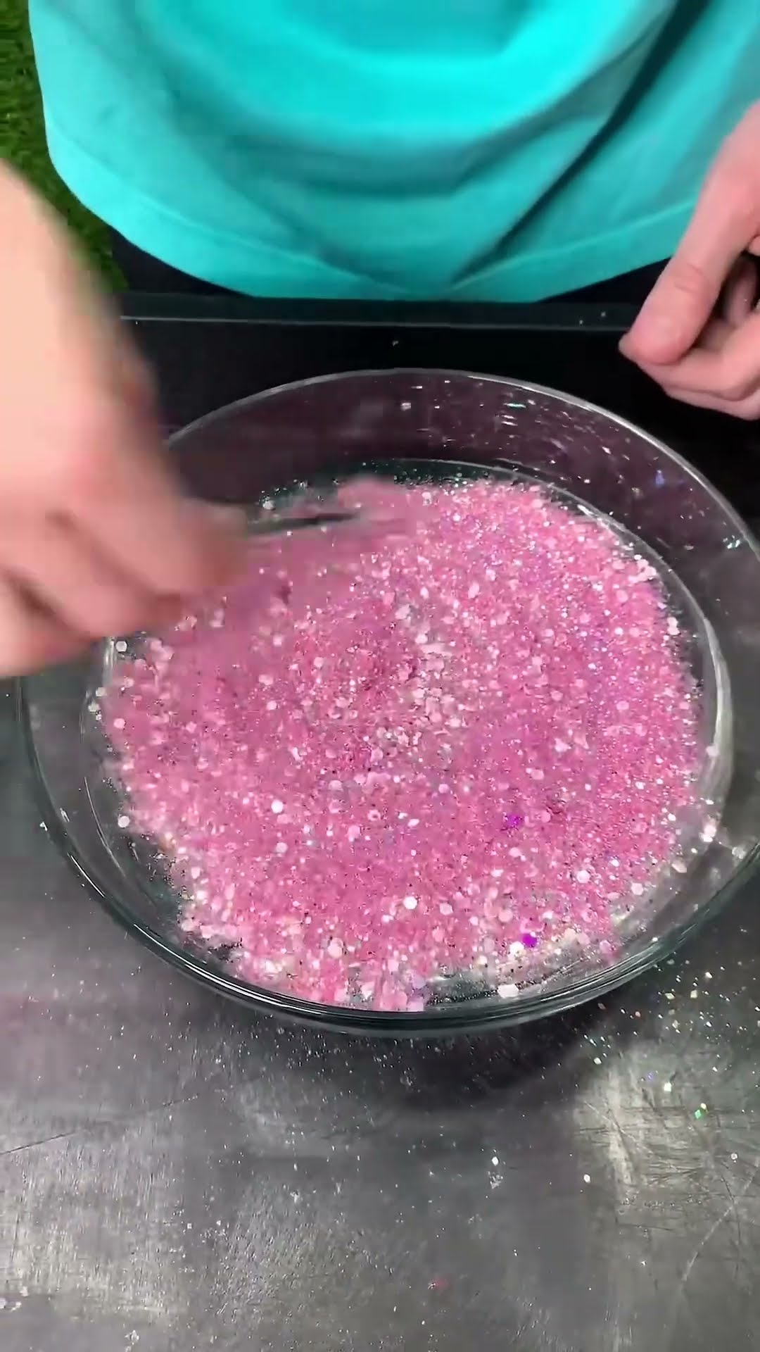 Mixing Every Type of Glitter Together!
