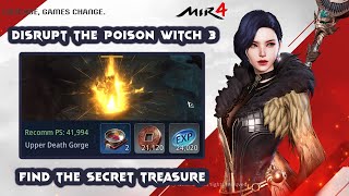MIR4 DISRUPT THE POISON WITCH 3 | FIND THE SECRET TREASURE | SNAKE PIT REQUEST | MIR4 REQUEST