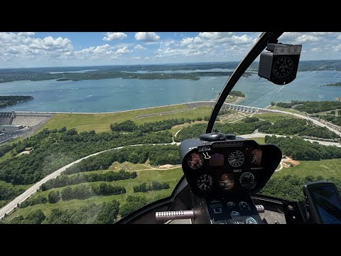 Riding a Helicopter over Branson Missouri!￼ (Robinson ￼R66) #helcopter #aviation #bransonmo